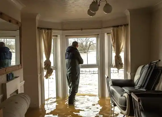 water damage restoration service Van Horne